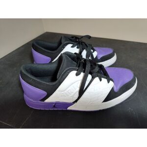 Nike Jordan 1 Low Men's Sneakers DV5141-105 White Purple Black Size 9